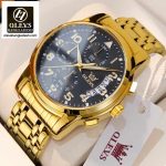 Original Olevs Luxury 2879 Model Chronograph Active Watch