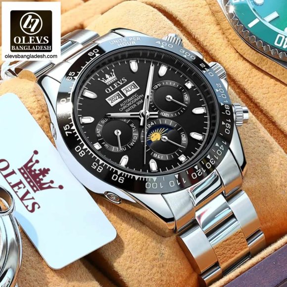 Original Olevs Luxury 6654 Model Automatic Mechanical Watch