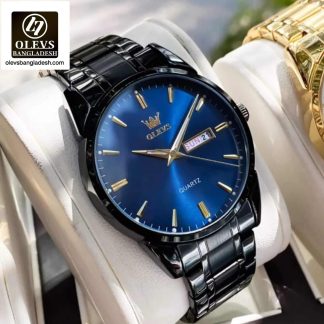 Original Olevs Luxury 6898 Model Chain Watch For Men