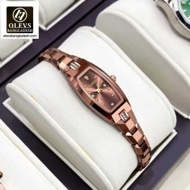 Original Olevs 5501 Model Tungsten Steel Luxury Ladies Watch