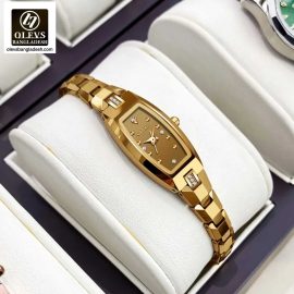 Original Olevs 5501 Model Tungsten Steel Luxury Ladies Watch
