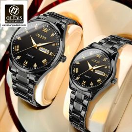 Original Olevs 5563 Model Couple Watch