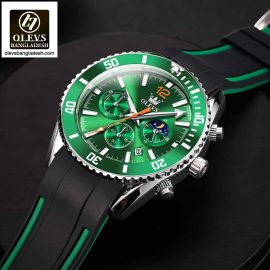 Original Olevs Luxury 9916 Model Chronograph Active Watch