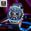 Original Olevs Luxury 9915 Model (Big Dial)  Chronograph Active Watch