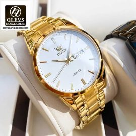 Original Olevs Luxury 6898 Model Chain Watch For Men