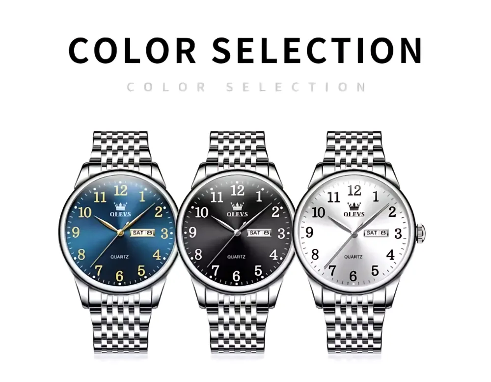 Olevs 5535 Men Watch - Image 5