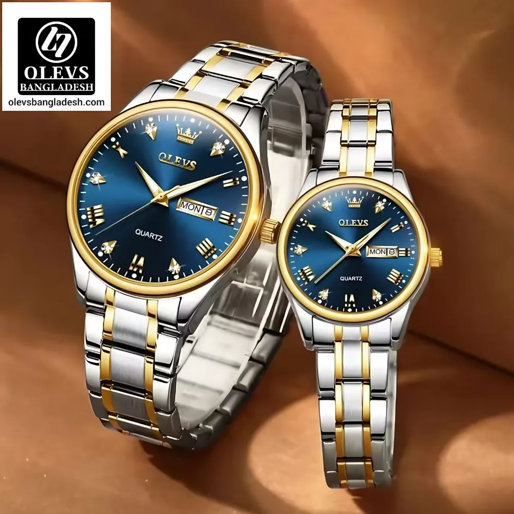 Olevs 5563 Couple watch