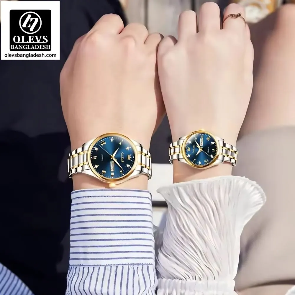 Olevs 5563 Couple watch - Image 8