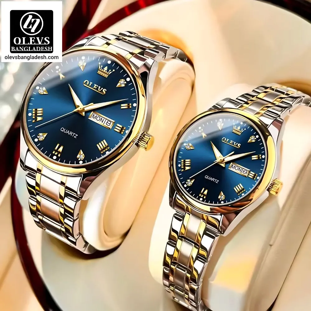 Olevs 5563 Couple watch - Image 4