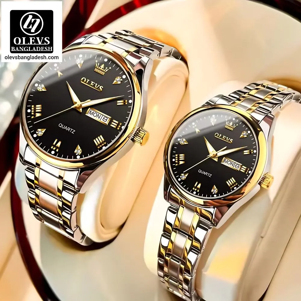 Olevs 5563 Couple watch - Image 6