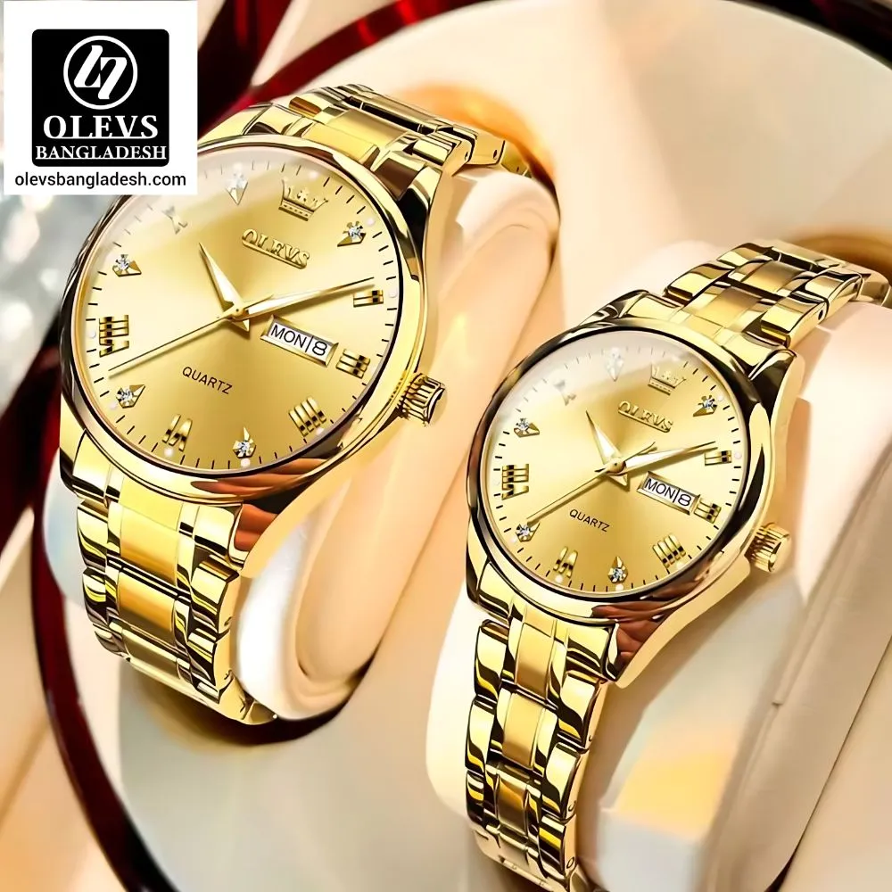 Olevs 5563 Couple watch - Image 3