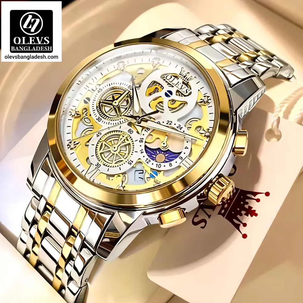 Olevs 9947 Men Chronograph - Image 2