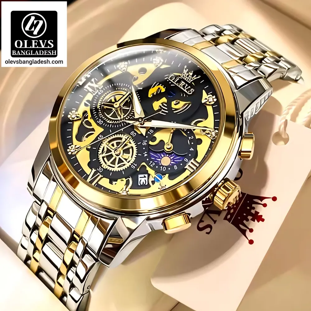 Olevs 9947 Men Chronograph - Image 3