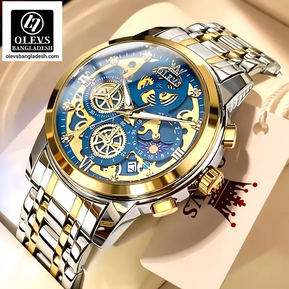 Olevs 9947 Men Chronograph - Image 4