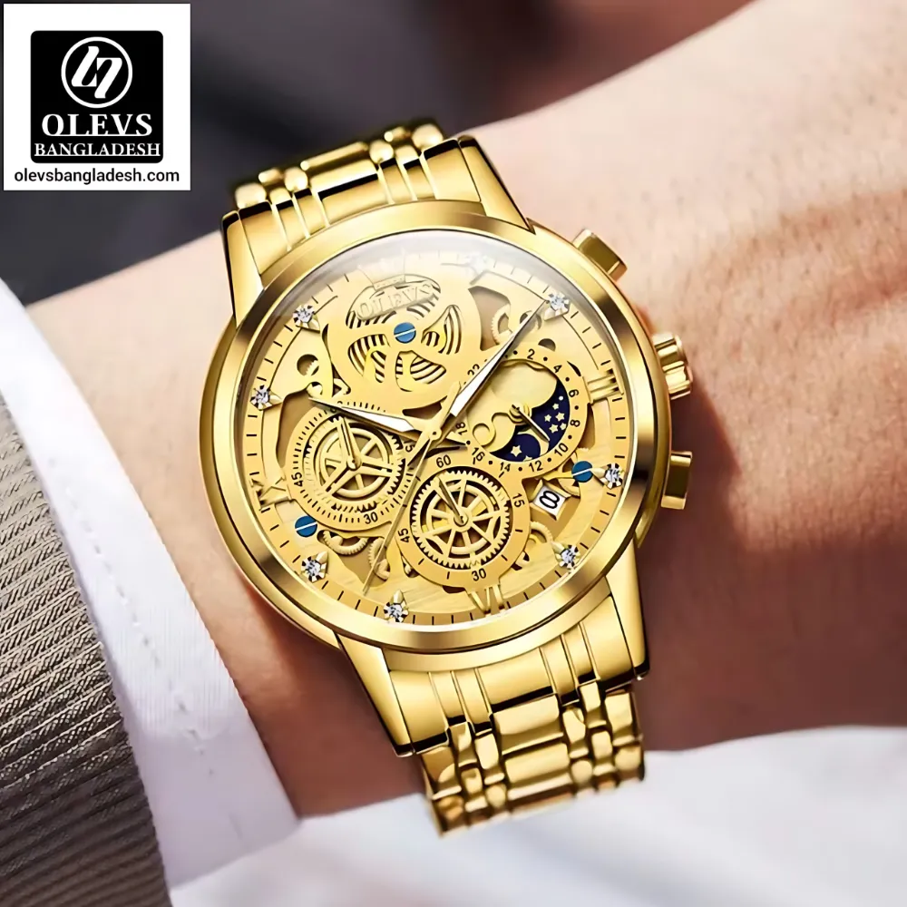 Olevs 9947 Men Chronograph - Image 9
