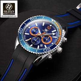 Original Olevs Luxury 9916 Model Chronograph Active Watch