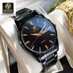 Original Olevs Luxury 6898 Model Chain Watch For Men