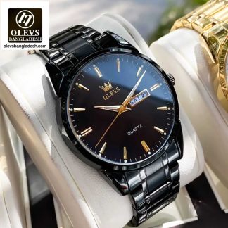 Original Olevs Luxury 6898 Model Chain Watch For Men