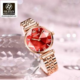 Original Olevs Luxury 6642 Model Ladies Watch