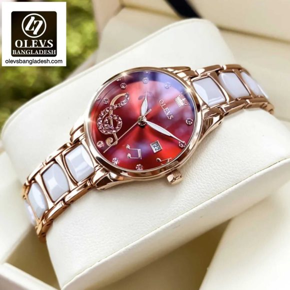Original Olevs Luxury 3605 Model Ceramics Ladies Watch - Image 2