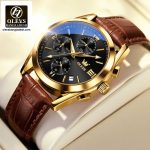 Original Olevs Luxury 2872 Model Chronograph Active Watch