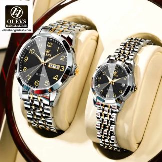 Original Olevs 9970 Model Luxury Couple Watch