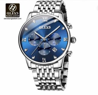 Original Olevs Luxury 2868 Model Chronograph Active Watch