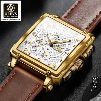 Original Olevs Luxury 9925 Model Chronograph Active Watch