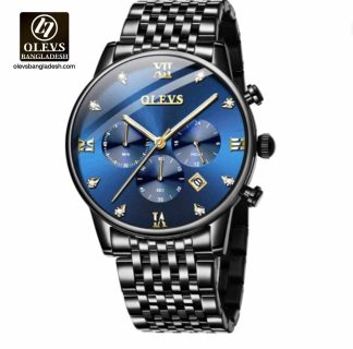 Original Olevs Luxury 2868 Model Chronograph Active Watch