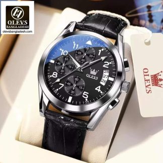 Original Olevs Luxury 2878 Model Chronograph Active Watch