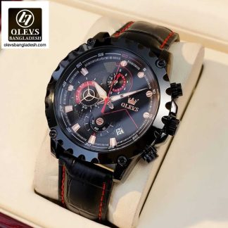 Original Olevs Luxury 2873 Model Chronograph Active Watch