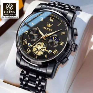 Original Olevs Luxury 2859 Model Chronograph Active Watch