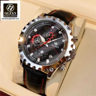 Original Olevs Luxury 2873 Model Chronograph Active Watch