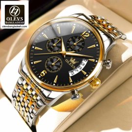 Original Olevs Luxury 2867 Model Chronograph Active Watch
