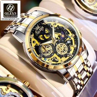 Original Olevs Luxury 9947 Model Chronograph Active Watch