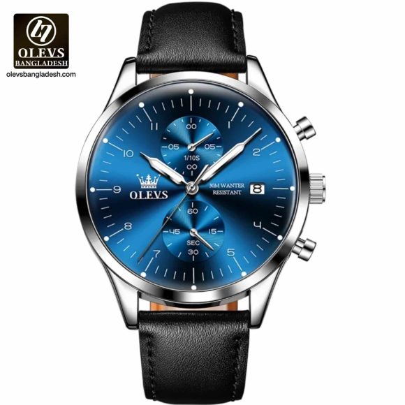 Original Olevs Luxury 2880 Model Chronograph Active Watch