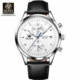 Original Olevs Luxury 2880 Model Chronograph Active Watch