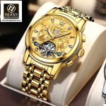 Original Olevs Luxury 9910 Model Automatic Mechanical Watch