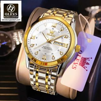 Original Olevs Luxury 5513 Model Watch for Men