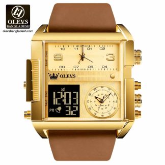 Original Olevs 1101 Model Big Dial Sports Watch for Men - Image 2