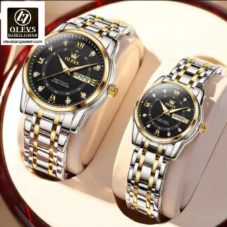 Original Olevs 5513 Model Luxury Couple Watch