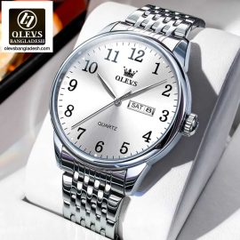 Original Olevs 5535 Model Luxury Steel Chain Watch