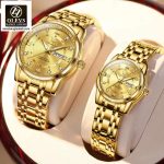 Original Olevs 5513 Model Luxury Couple Watch
