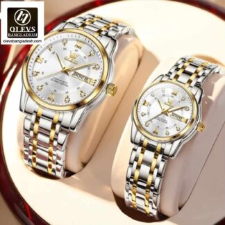 Original Olevs 5513 Model Luxury Couple Watch