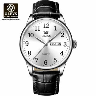 Original Olevs 5535 Model Luxury Leather Belt Watch