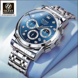 Original Olevs Luxury 2889 Model Chronograph Active Watch