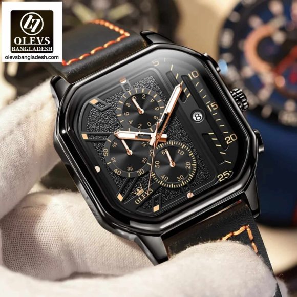 Original Olevs Luxury 9950 Model Chronograph Active Watch - Image 2