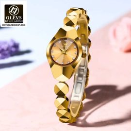 Original Olevs 7007 Model Tungsten Steel Luxury Ladies Watch