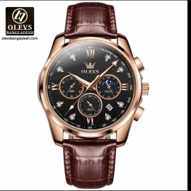 Original Olevs Luxury 2888 Model Chronograph Active Watch