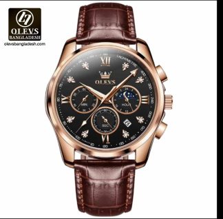 Original Olevs Luxury 2888 Model Chronograph Active Watch